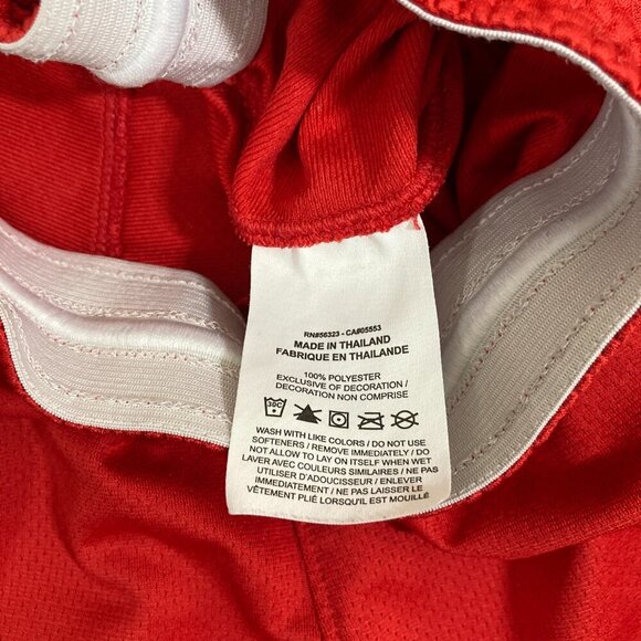 Nike Team Flight Prep Women’s Large Red Reversible Jersey and Shorts Basketball - Picture 11 of 16